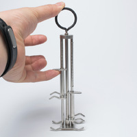 Держатель пружинный для покраски пластиковой линзы двойной GJ022