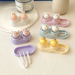 Mini soft contact lens kit retractable W-CT24兔猫狗头