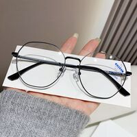 Металлические очки с защитой от синего света Blue Block FENQI F8333