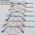 Оправа металлическая ультратонкая женская с флексом Wilibolo G95-284